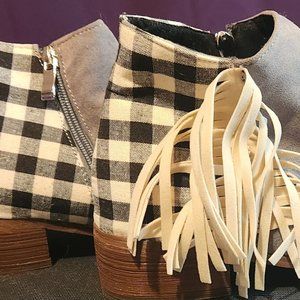 Fringed Ankle Booties